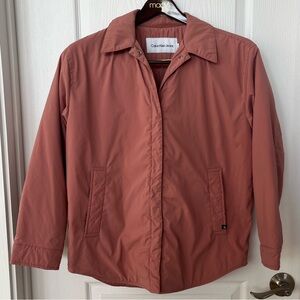 Calvin Klein Jeans Mauve Shirt Jacket